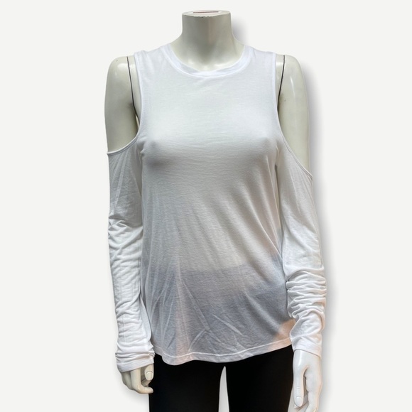 Sam EDELMAN white cold shoulder long sleeve - Picture 2 of 8